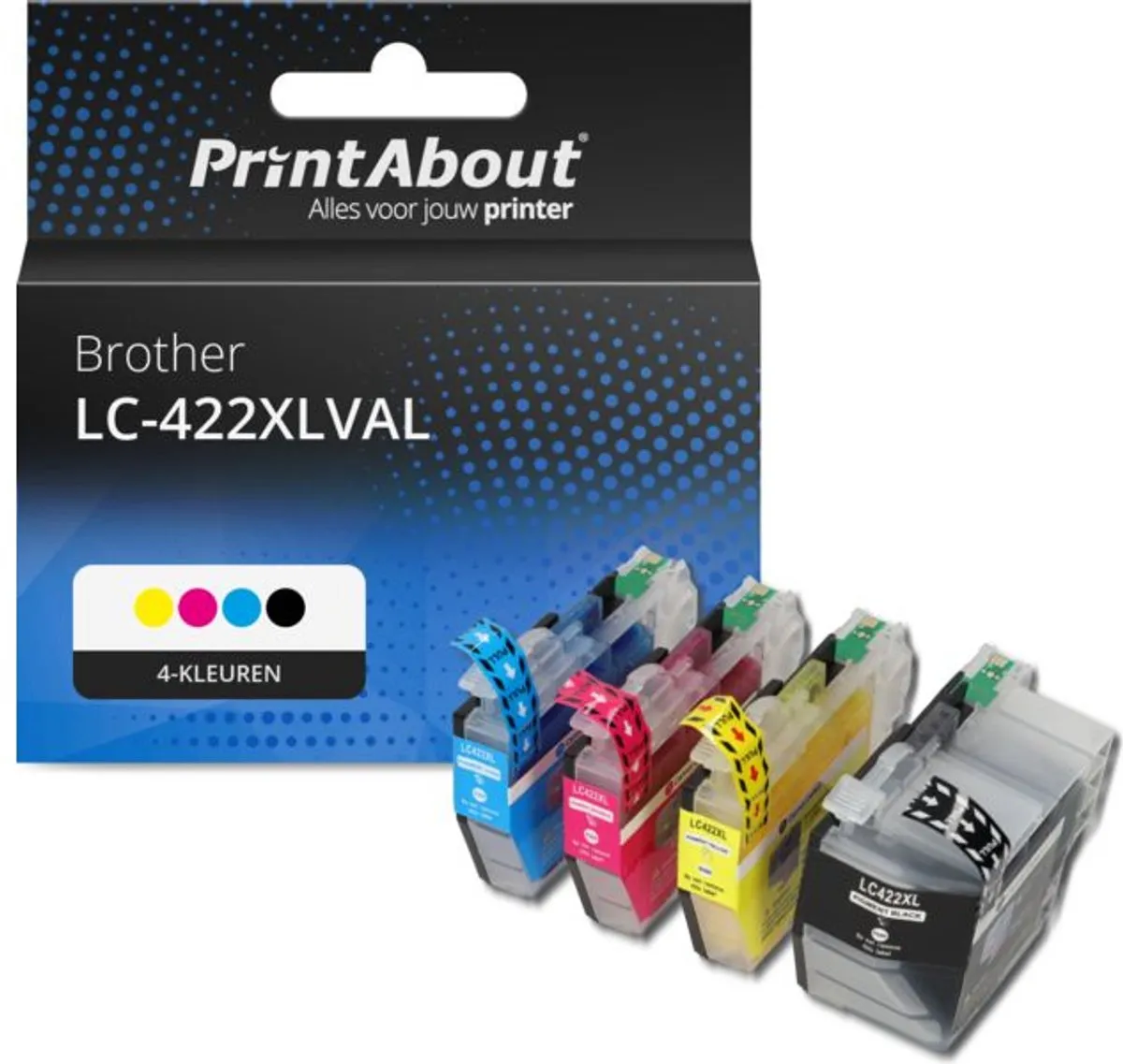 PrintAbout LC-422XLVAL Inktcartridge 4-kleuren