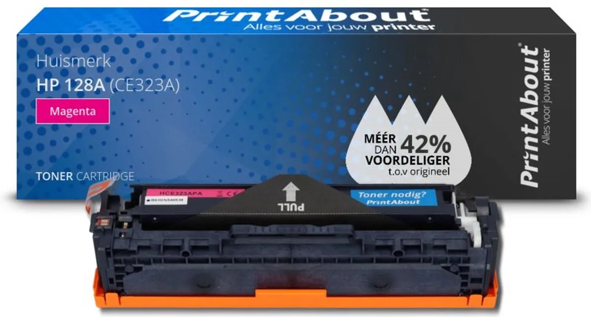 PrintAbout HP 128A Toner Magenta - 1.500 pagina's