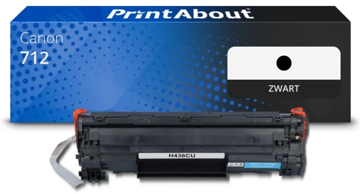 PrintAbout Canon 712-PA Toner - Zwart