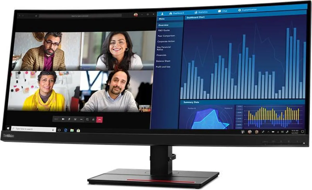 Lenovo ThinkVision P34W-20 Curved Monitor 34" WQHD