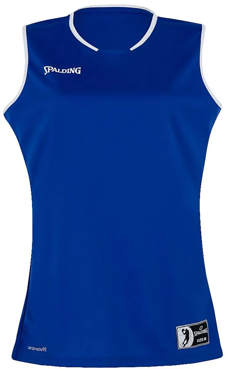 Move Tank Top Vrouwen Koningsblauw/Wit