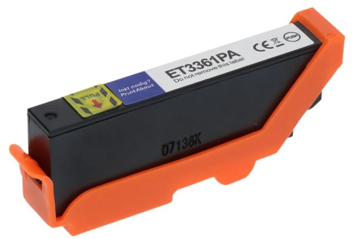 PrintAbout Epson 33XL Foto-zwart Inktcartridge - 750 pagina's