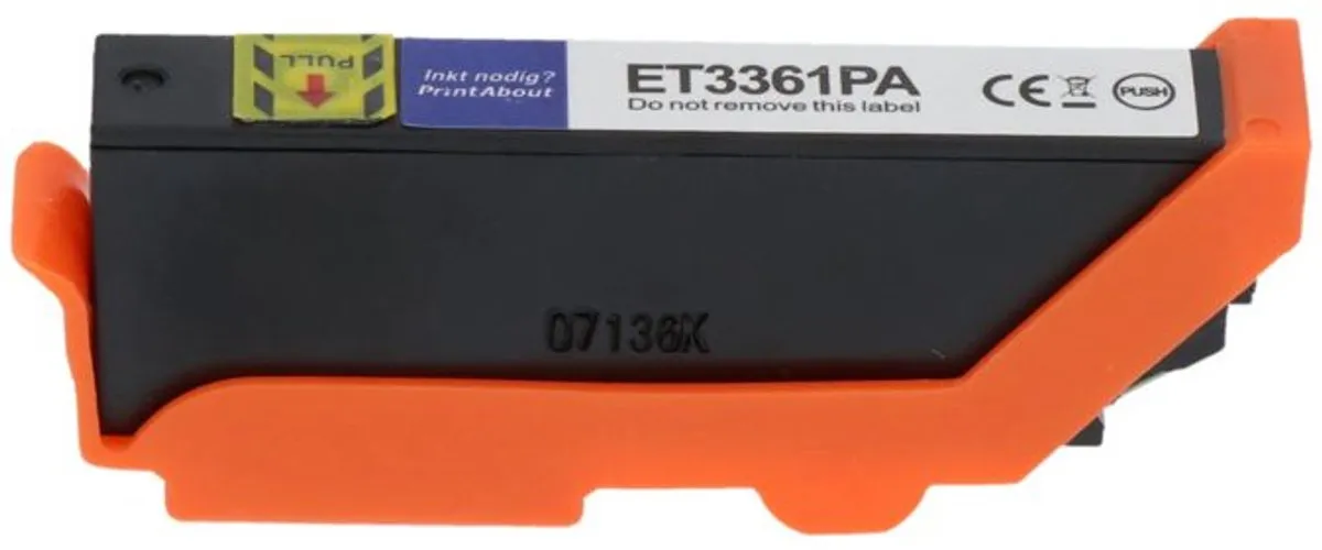 PrintAbout Epson 33XL Foto-zwart Inktcartridge - 750 pagina's