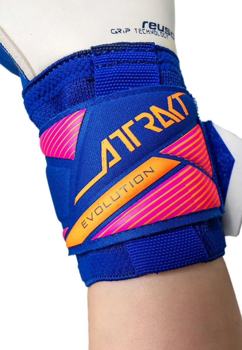Reusch Attrakt Gold X Evolution Keepershandschoenen 9 - Blauw - afbeelding 5 van 6