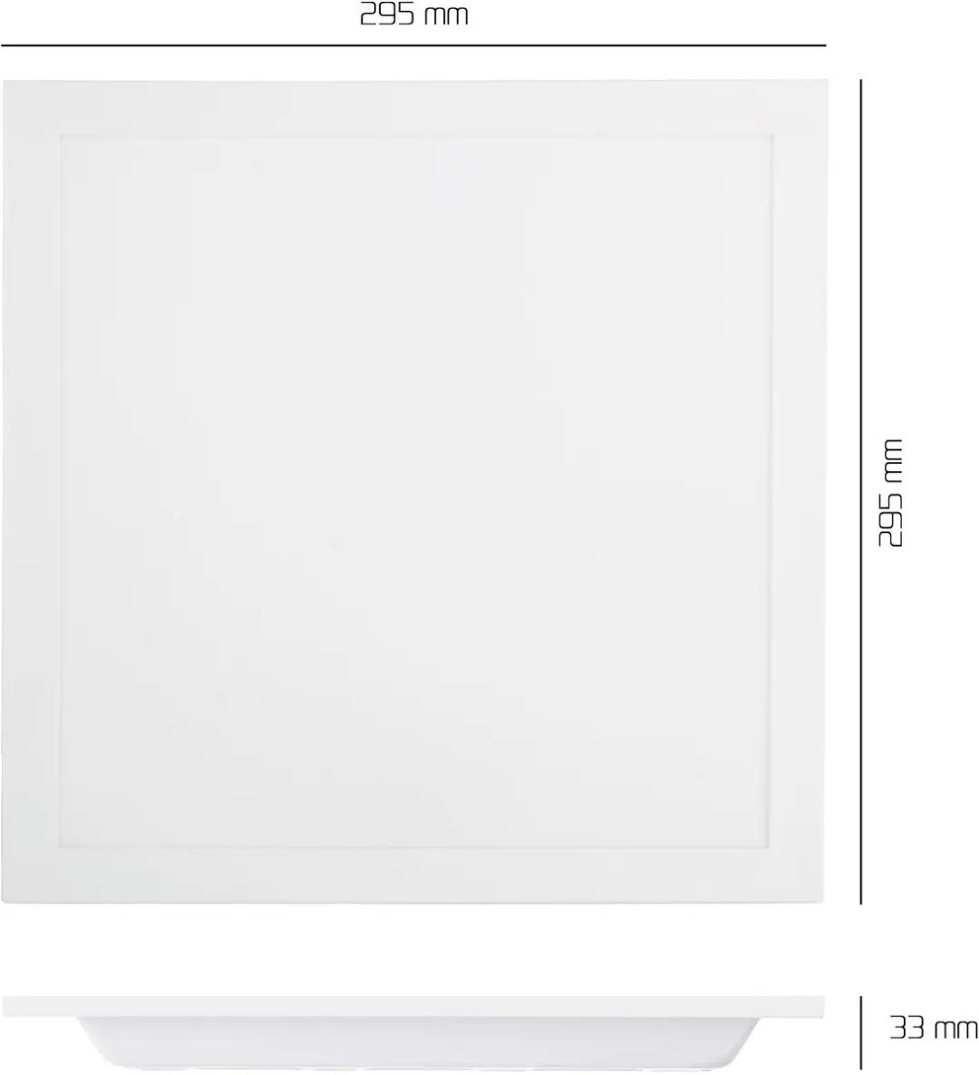 LEDVION LED Paneel 30x30 12W 4000K - afbeelding 6 van 6