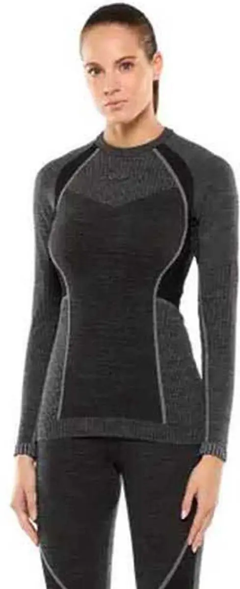La Sportiva Wool70 Tech Lange Mouwen Basislaag Zwart L Vrouw