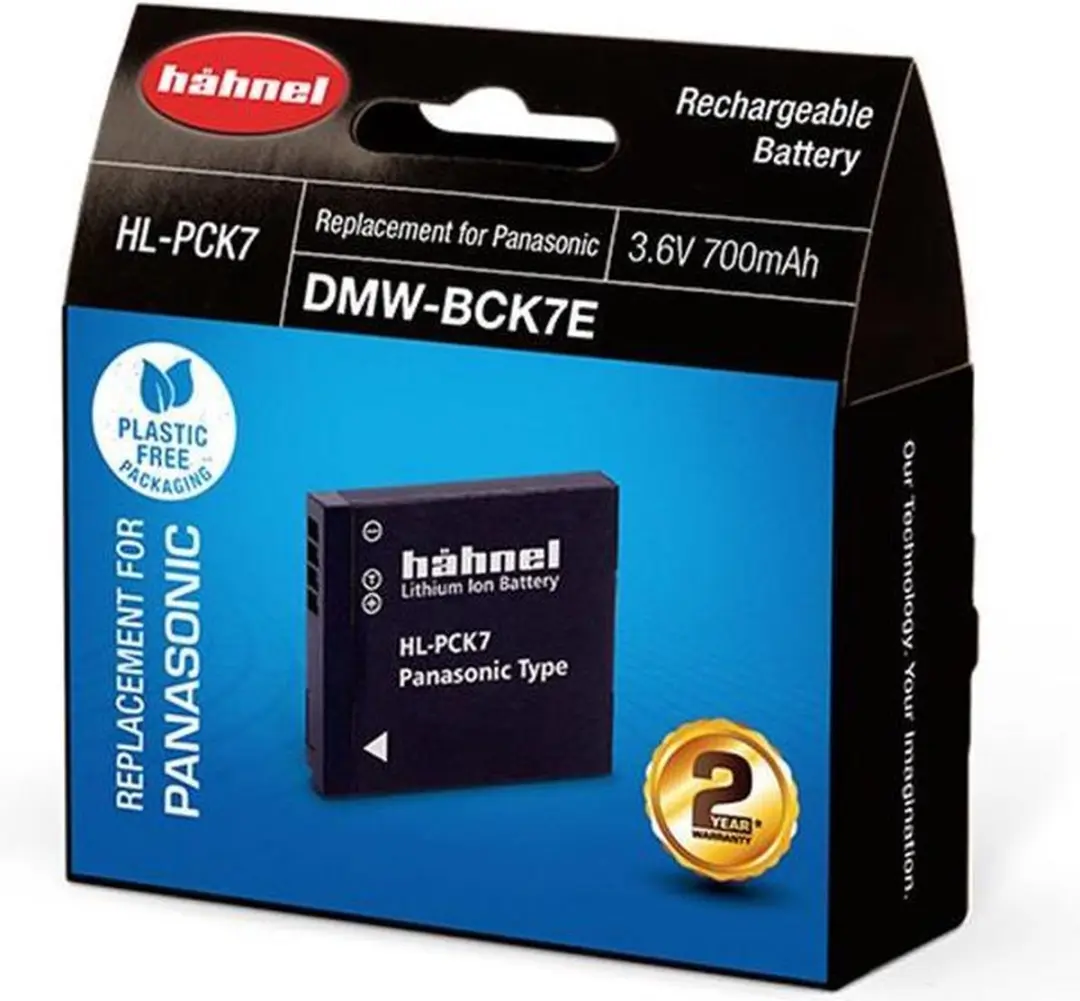 Hähnel HL-PCK7 Accu - Panasonic DMW-BCK7 700mAh - afbeelding 4 van 5