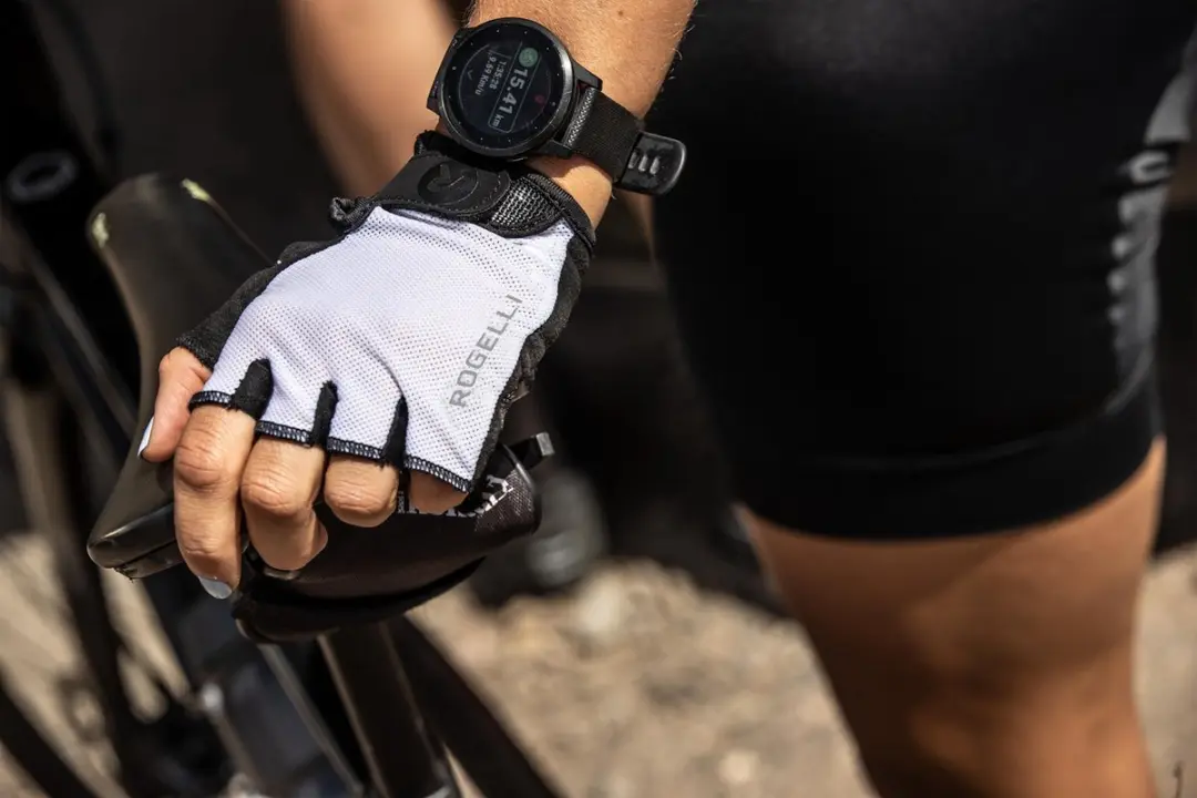 Rogelli Core Dames Fietshandschoenen Korte Vinger L - Wit - afbeelding 6 van 6