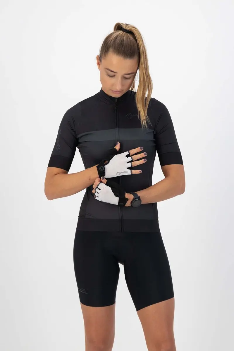 Rogelli Core Dames Fietshandschoenen Korte Vinger L - Wit