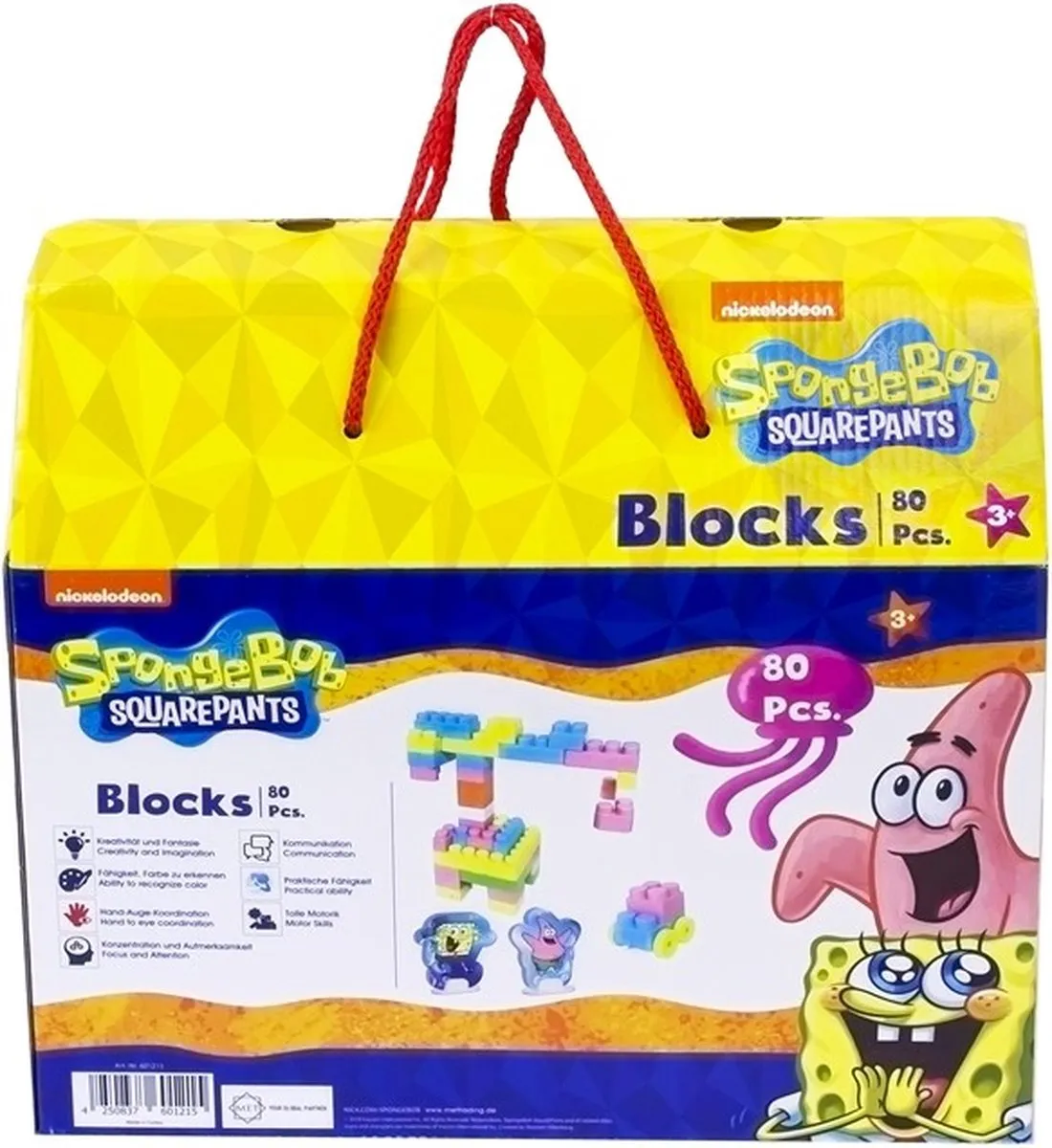 Nickelodeon Spongebob Squarepants Bouwstenen 80 Stuks