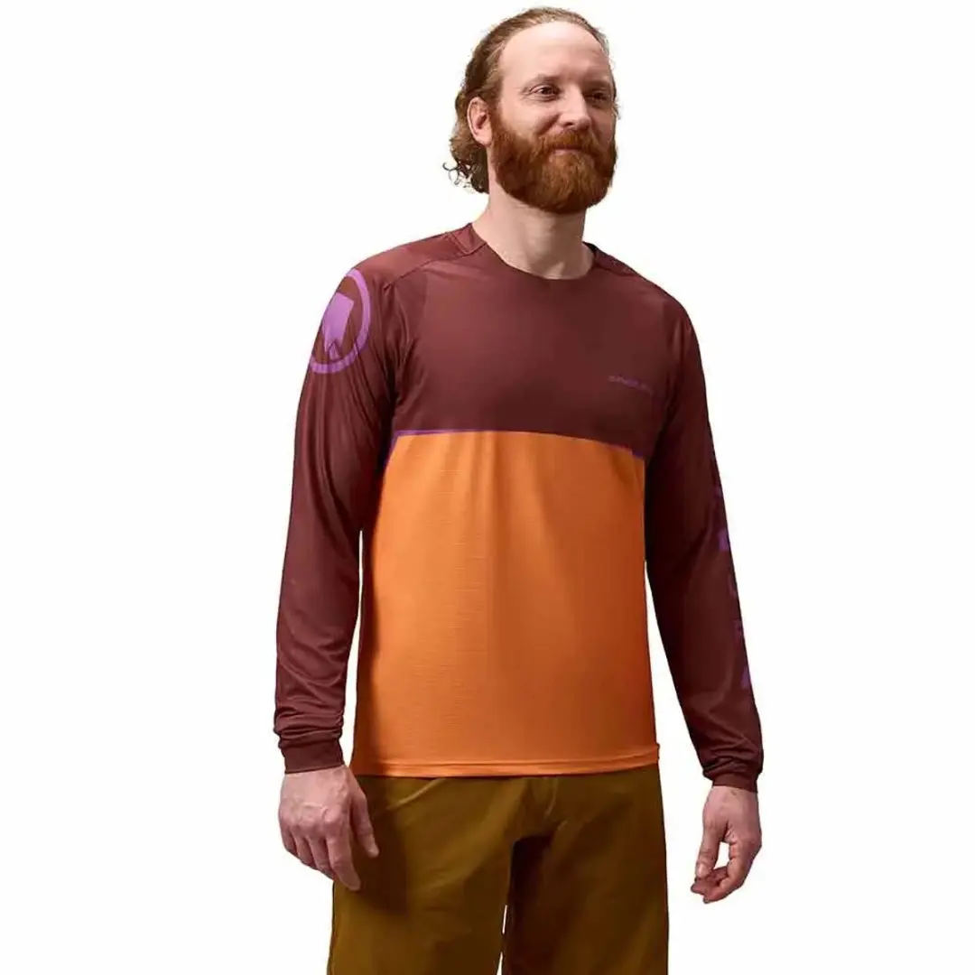 Endura Core Langarm Enduro Trui Rood M Man