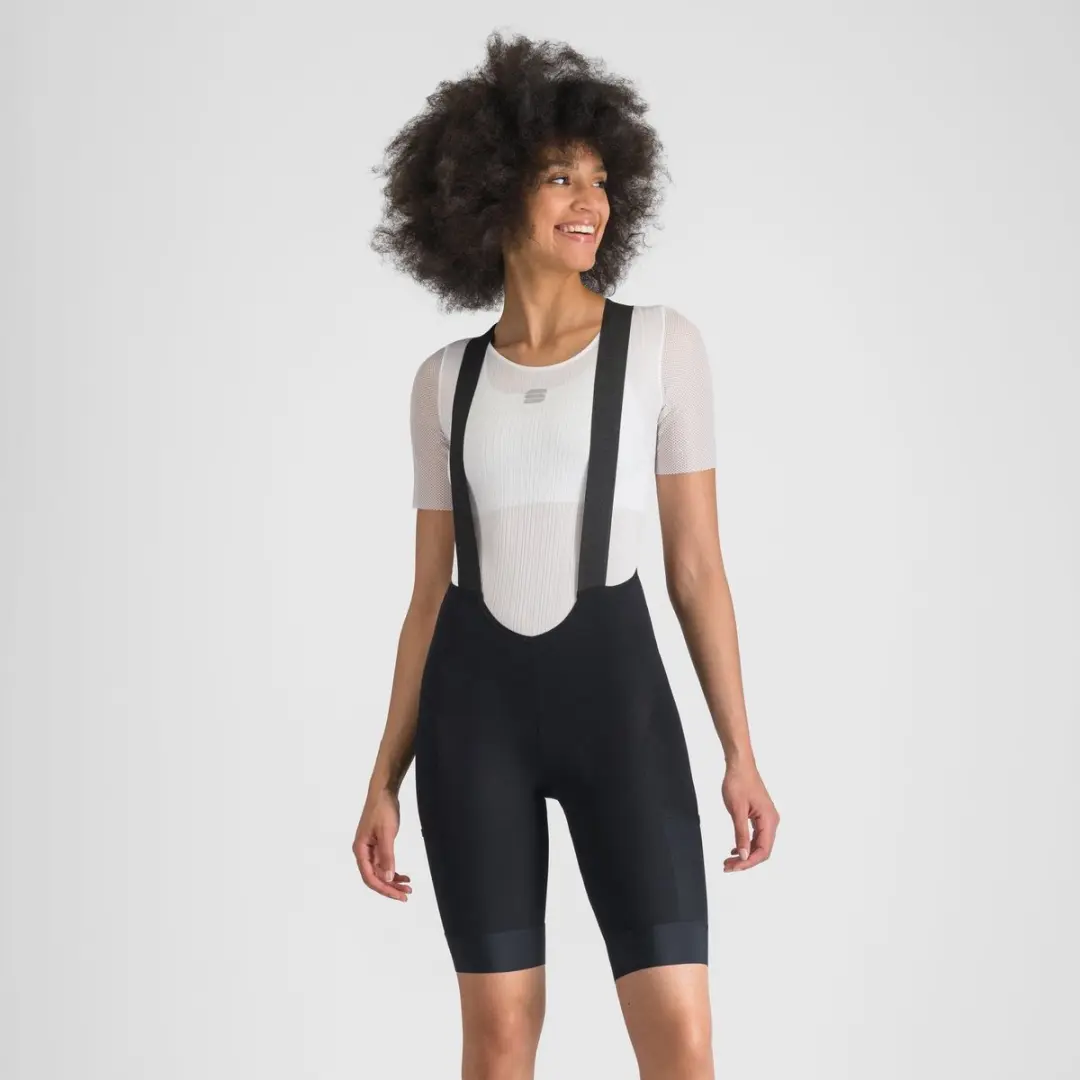 Sportful Supergiara 2 korte fietsbroek dames GUN METAL / BLACK