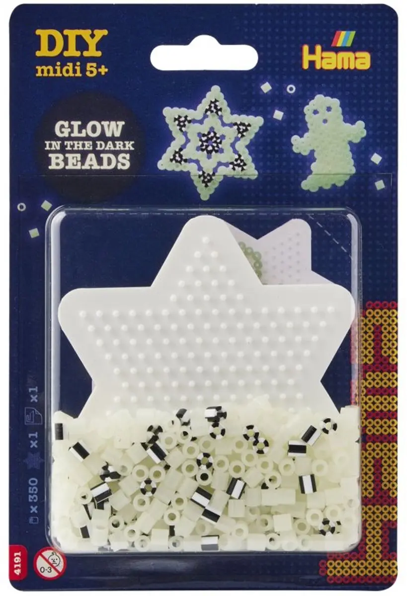 Hama Strijkkralen Midi Nachleuchtend 5mm