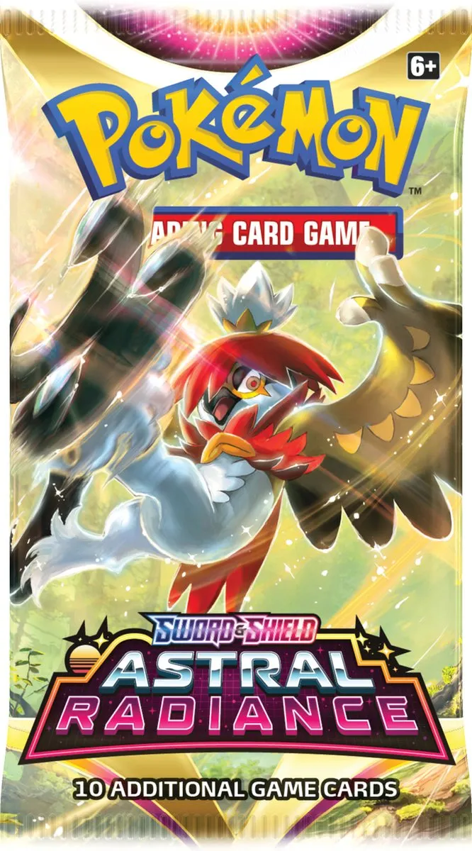 Pokémon Sword & Shield Astral Radiance Booster - 10 Kaarten + Codekaart