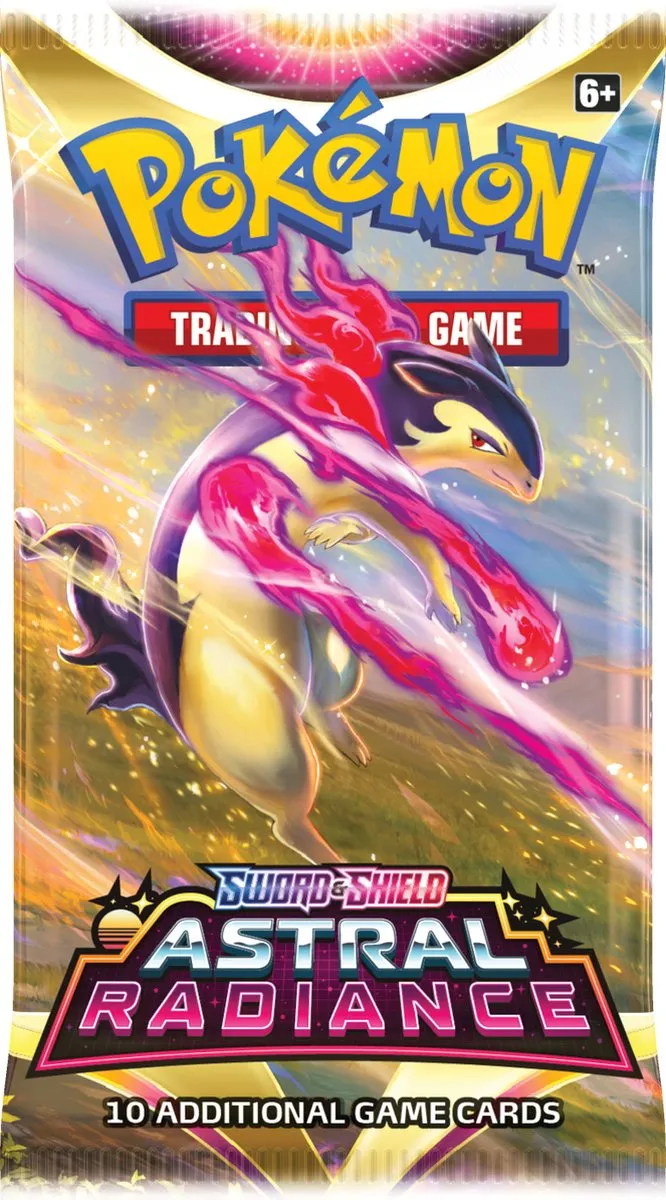 Pokémon Sword & Shield Astral Radiance Booster - 10 Kaarten + Codekaart