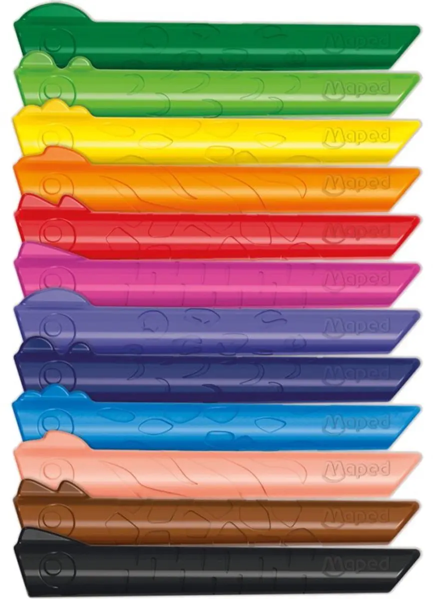 Maped kleurpotloden COLOR'PEPS INFINITY, driekantig, 12 stuks, metalen doos