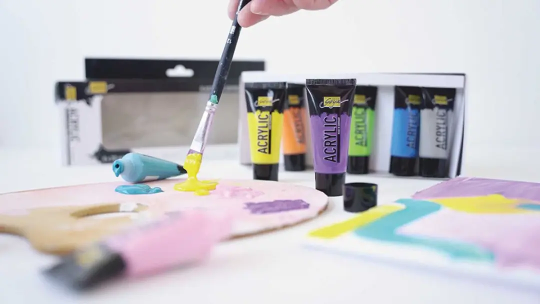 Kreul Solo Goya Acrylverf 8x20ml - Paars/Roze/Geel/Beige/Blauw/Oranje/ Groen
