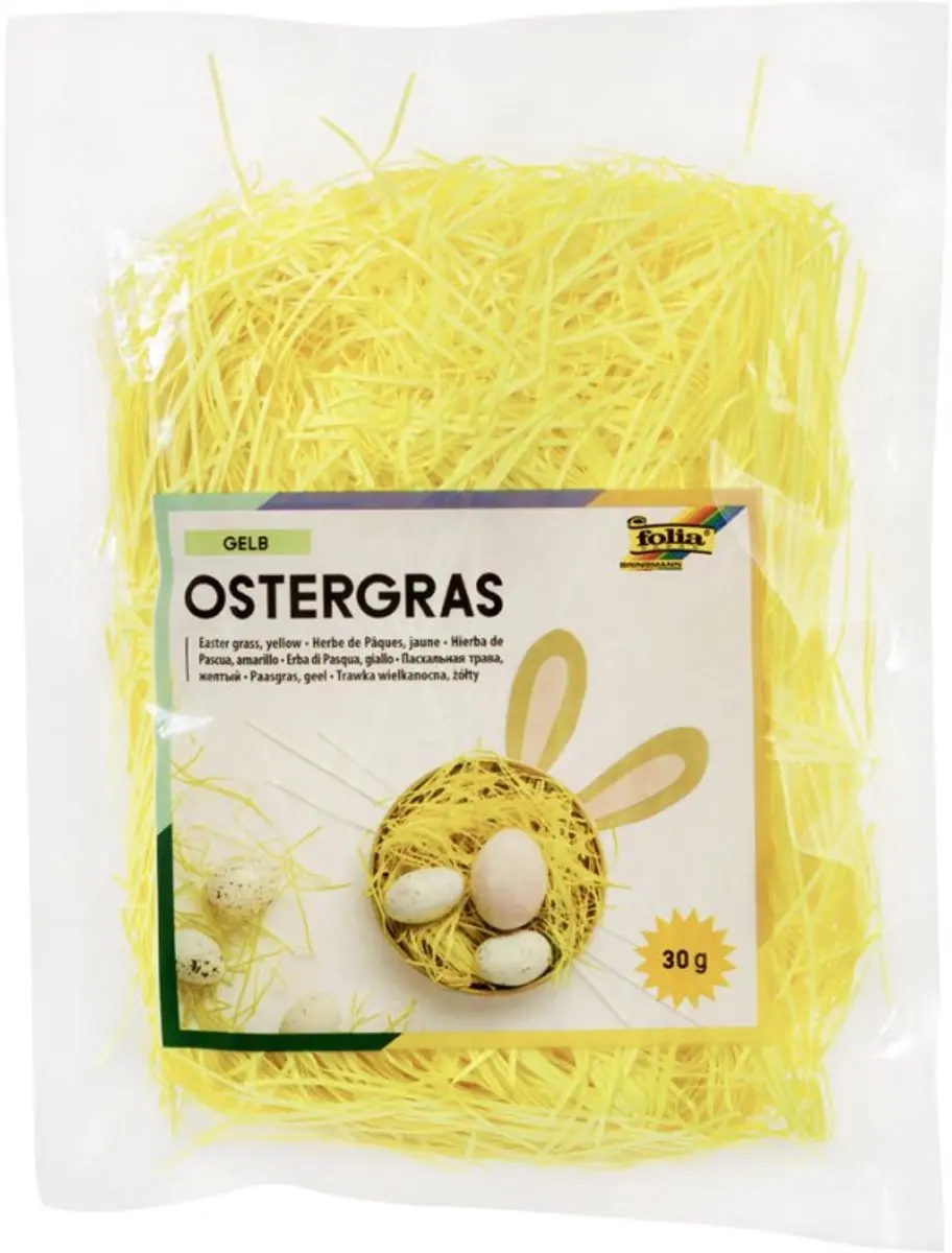 folia decoratiegras, papier, roze, 30 g
