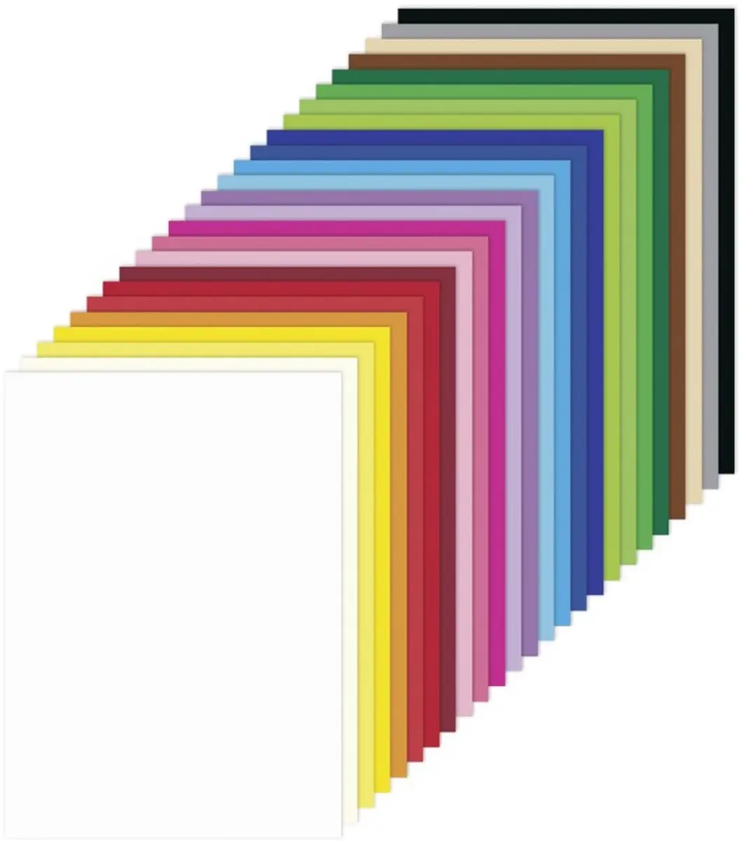 folia karton 180g, A4, 25 kleuren, 500 vel