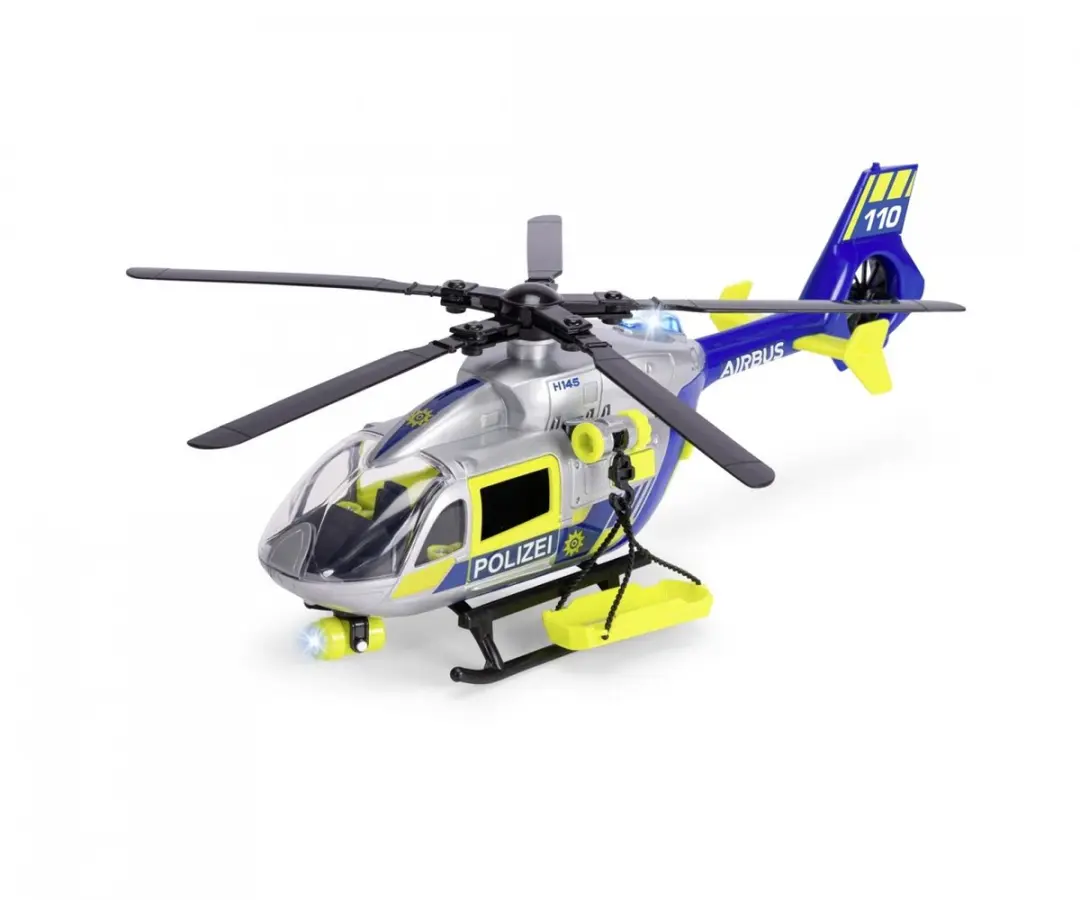 Dickie Politie Helikopter - Grijs - afbeelding 4 van 6