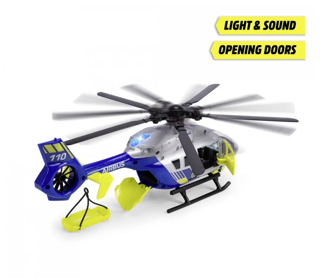 Dickie Politie Helikopter - Grijs - afbeelding 2 van 6