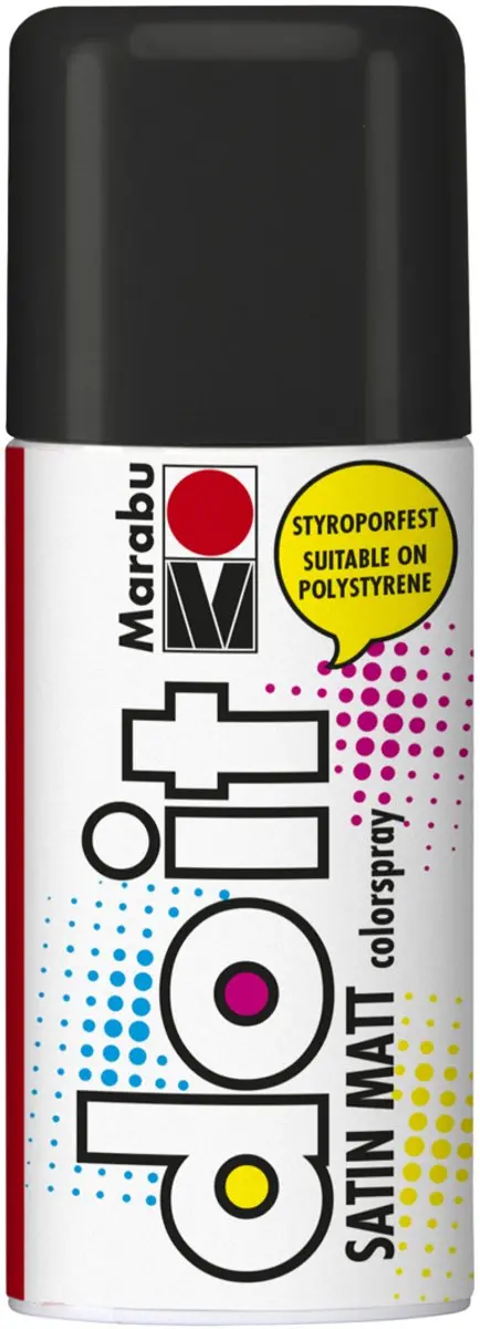 Marabu do it, Zwart, Spuitverf, Vloeistof, 150 ml, 1 stuk(s)