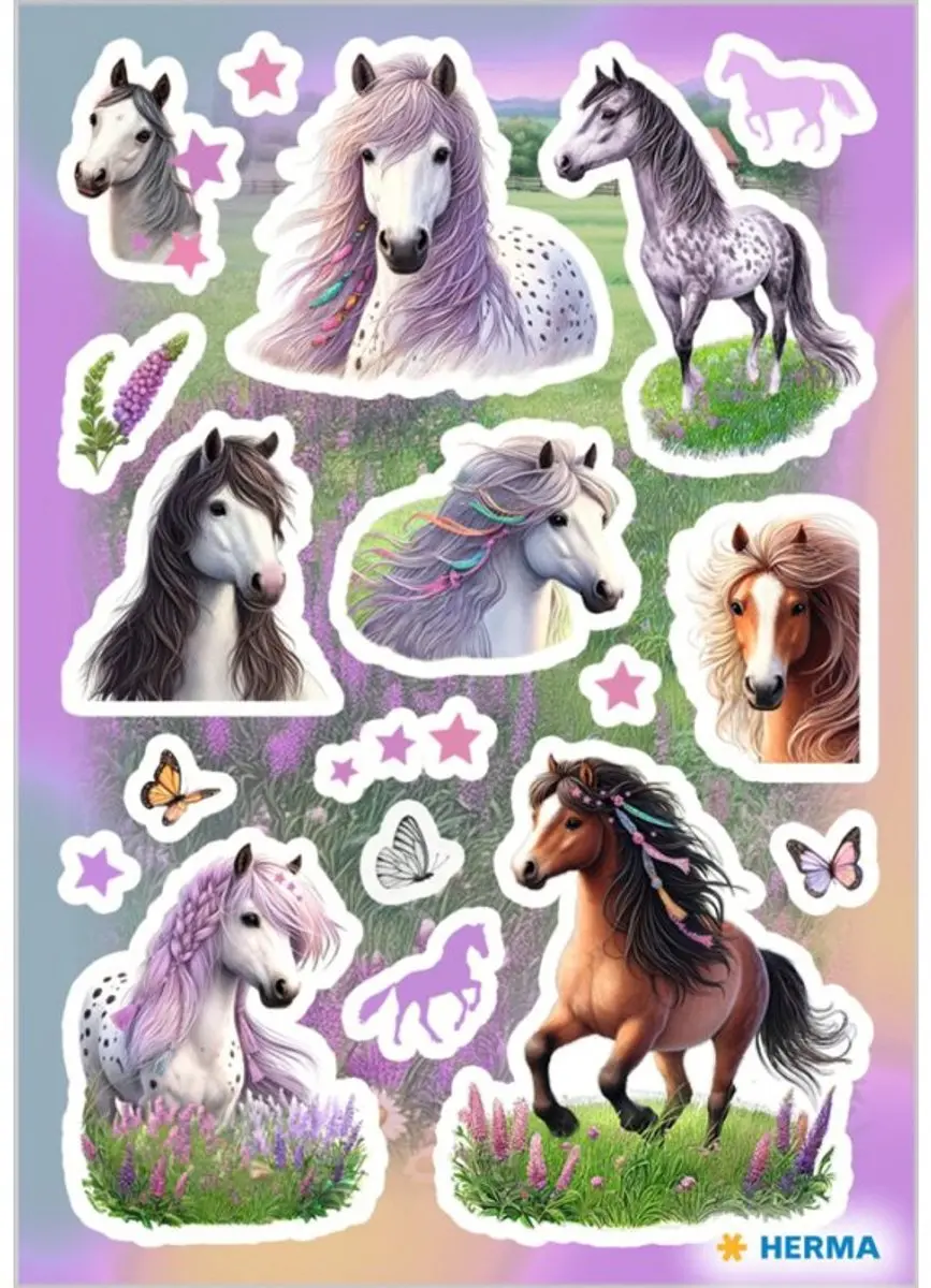 HERMA stickers DECOR, 84 × 120 mm, 3 vel à 6 stickers