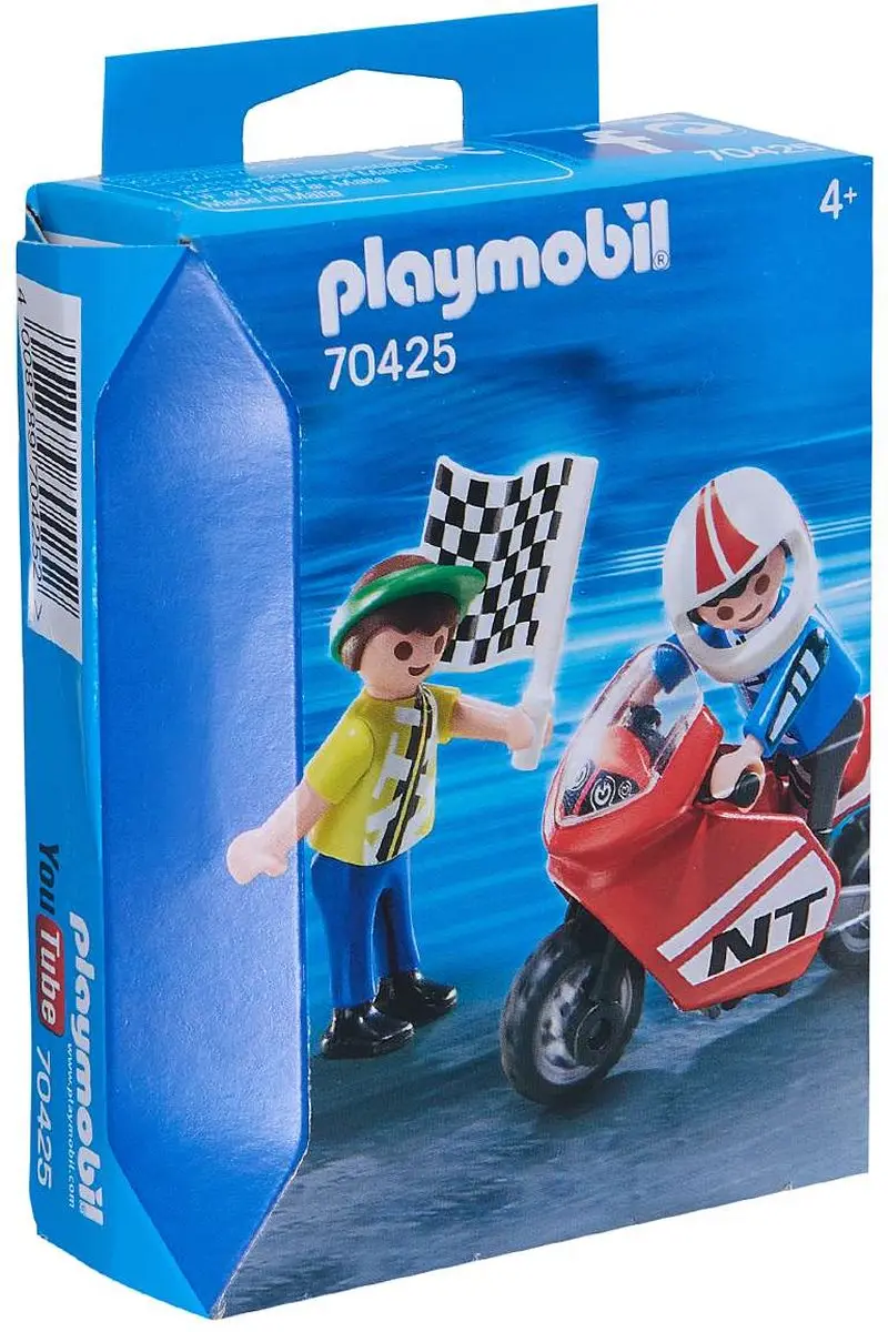 Playmobil Jongens met racefiets