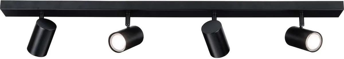 LEDVION Plafondspot 4x5W 4000K Zwart