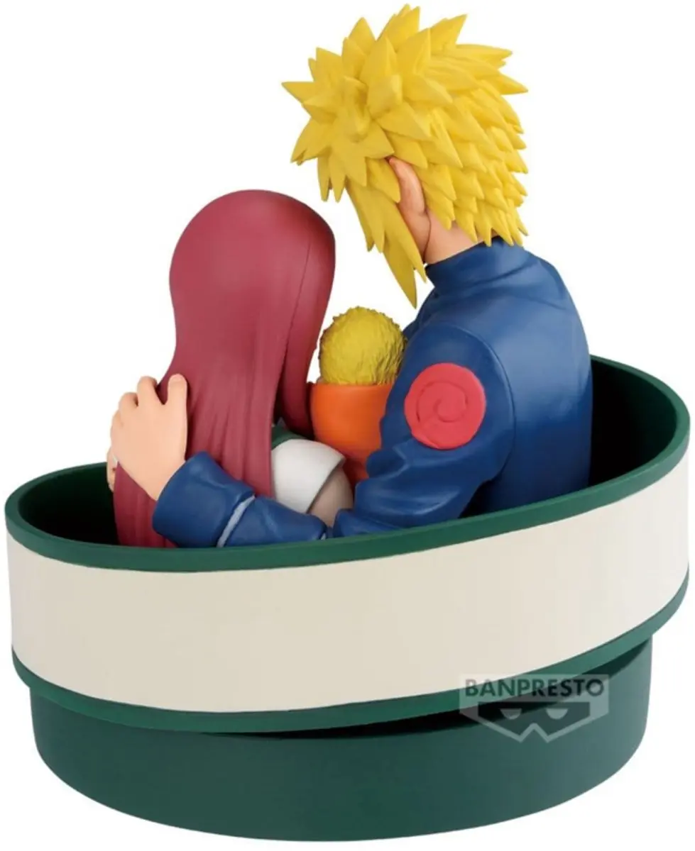 Bandai Namco Naruto 72 Series Minato Kushina & Naruto PVC Statue - 13cm - Multicolor - afbeelding 3 van 5