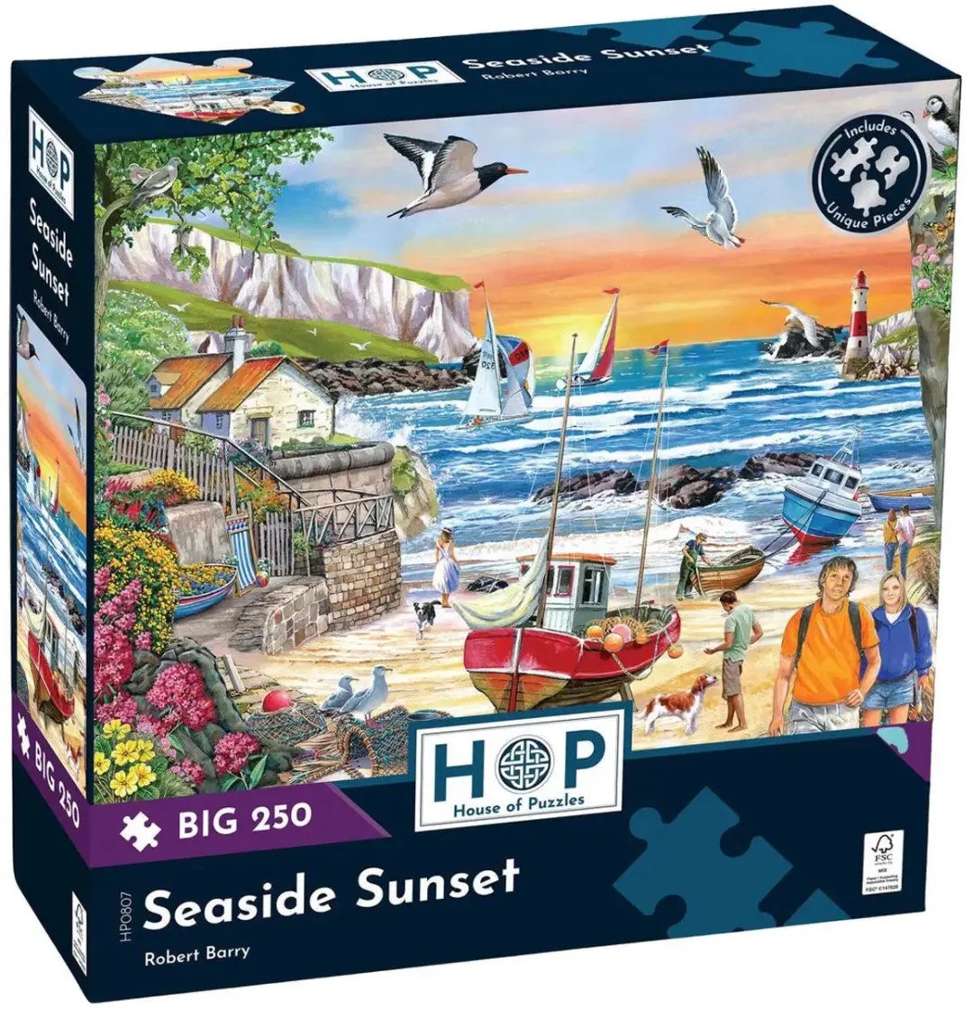 House of Puzzles legpuzzel Seaside Sunset 250 XL stukjes volwassenen.
