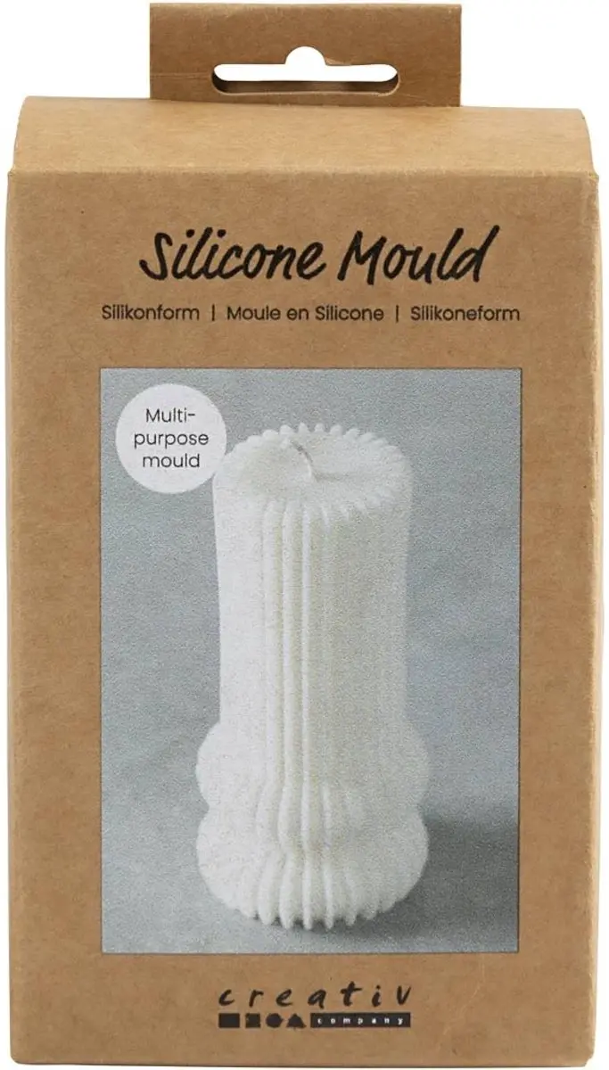 Creativ Company siliconen mal knutselen cilinder bogen 12,5x6 cm.