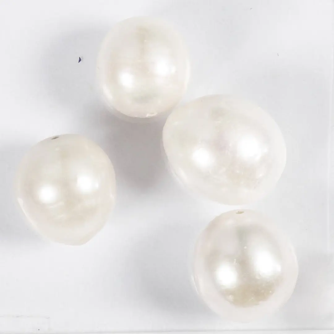 Creativ Company Freshwater Pearls 13-14mm - Meerkleurig - 4 Stuks
