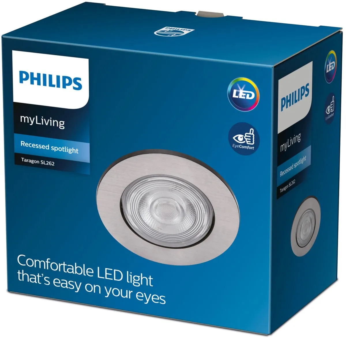 Philips Taragon Inbouwspot 3-lichts - 7cm - Nikkel