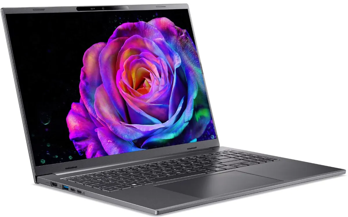 Acer Aspire 16 AI A16-61M-R4UN - Copilot+ Laptop - 16 inch - Ryzen AI 5 - 16GB/512GB