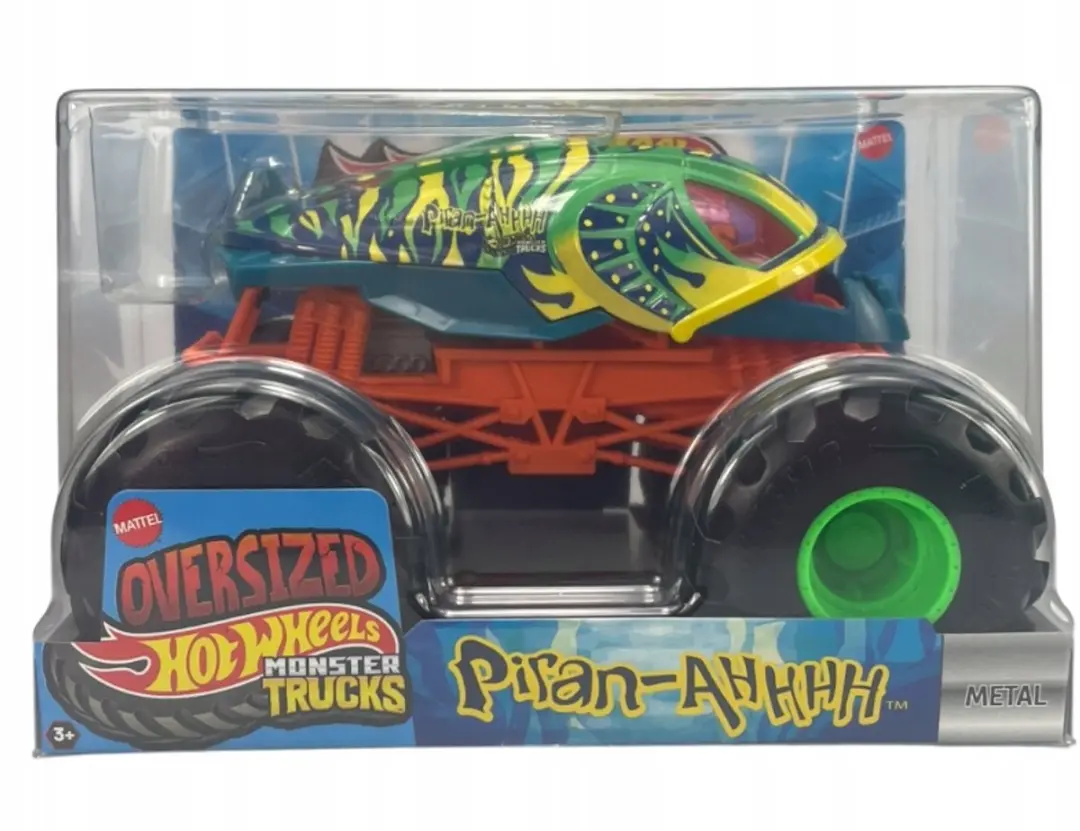 Hot Wheels Monster Truck Piran-Ahhhh JCC97 1:24 Metal Speelgoedauto