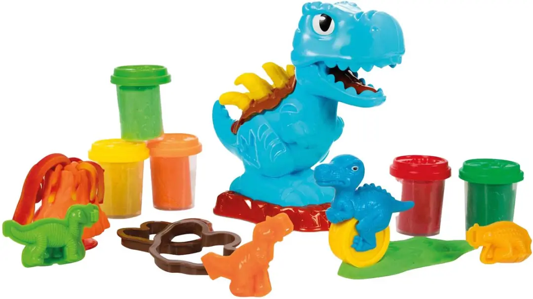 Toi-Toys Sculptidough Dino Kleiset - 5 Potjes Multi