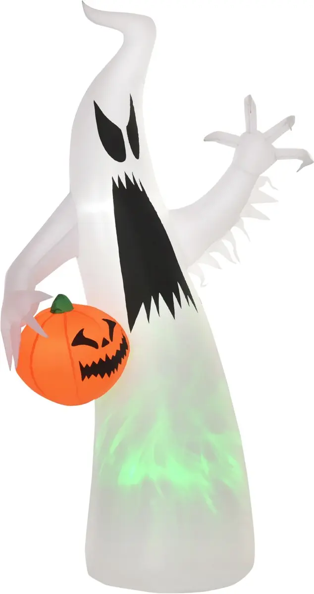 ECTEATOY® Opblaasbare Halloween Geest met 105 x 65 x 180 cm 180 cm