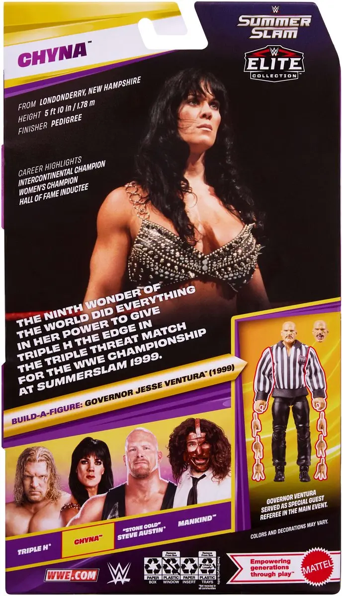 Mattel WWE SummerSlam Chyna Action Figure JHX82 - Meerkleurig