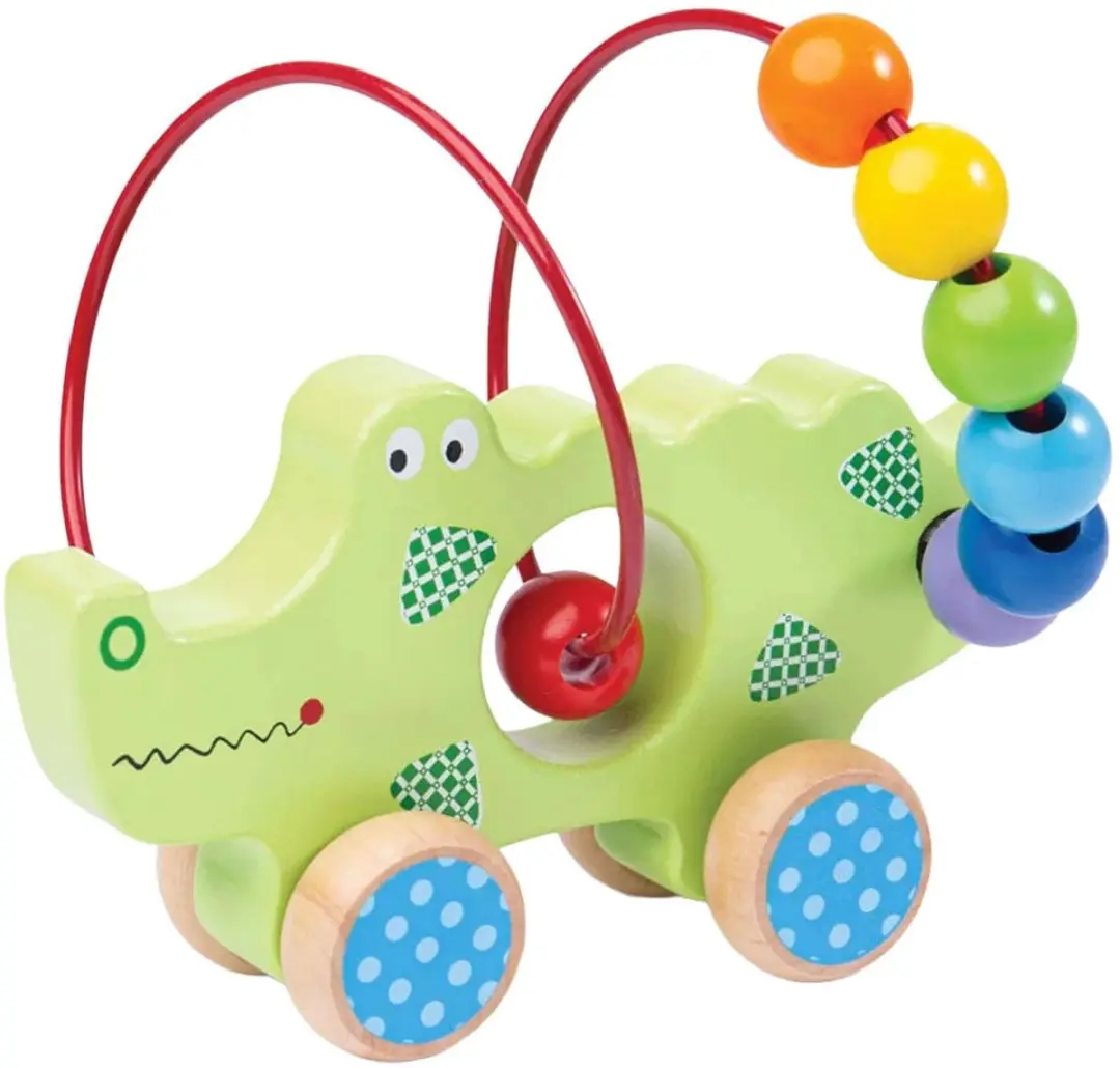 BIGJIGS Opduwframe Krokodil - Multikleur