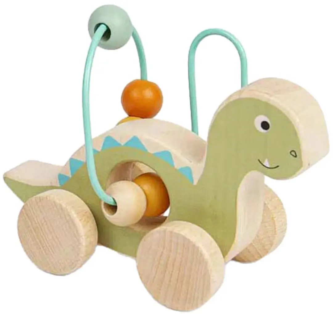 BIGJIGS Houten Duwfiguur Diplodocus 36084