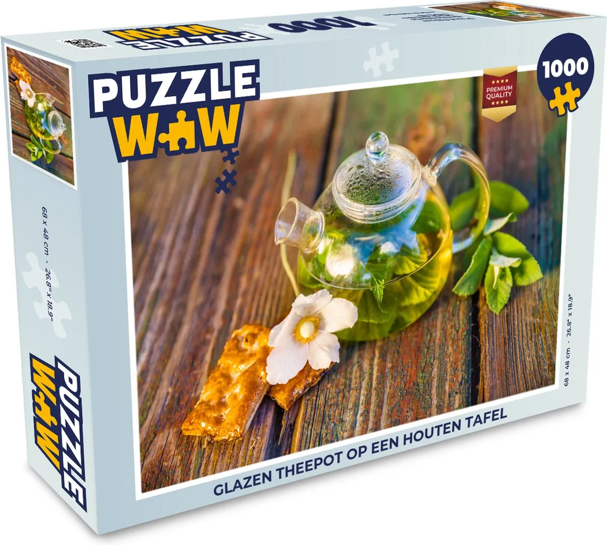 PuzzleWow Legpuzzel 1000 Stuks Multicolor - 6017130665614