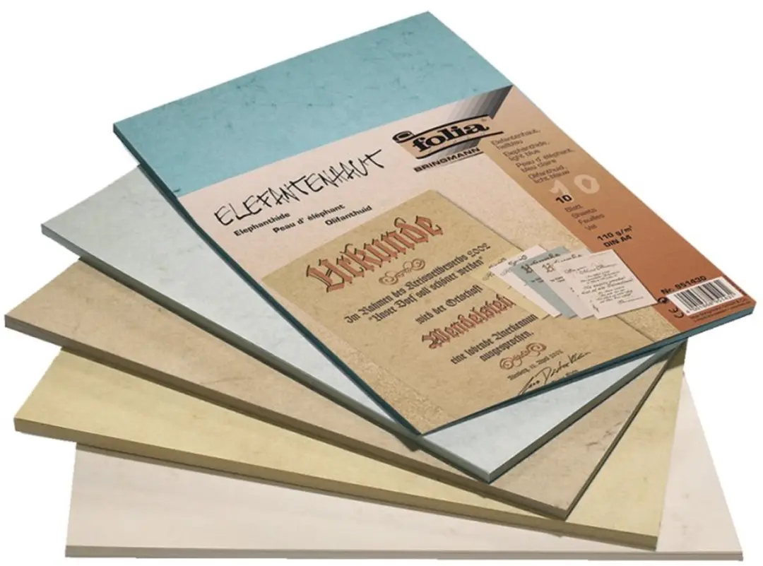 folia oorkondenpapier, gemarmoreerd, bedrukbaar, 10 vel