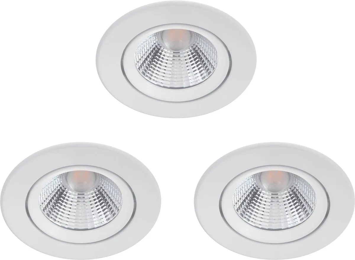 Philips Sparkle Inbouwspot 3 Stuks - 8,5cm - Wit