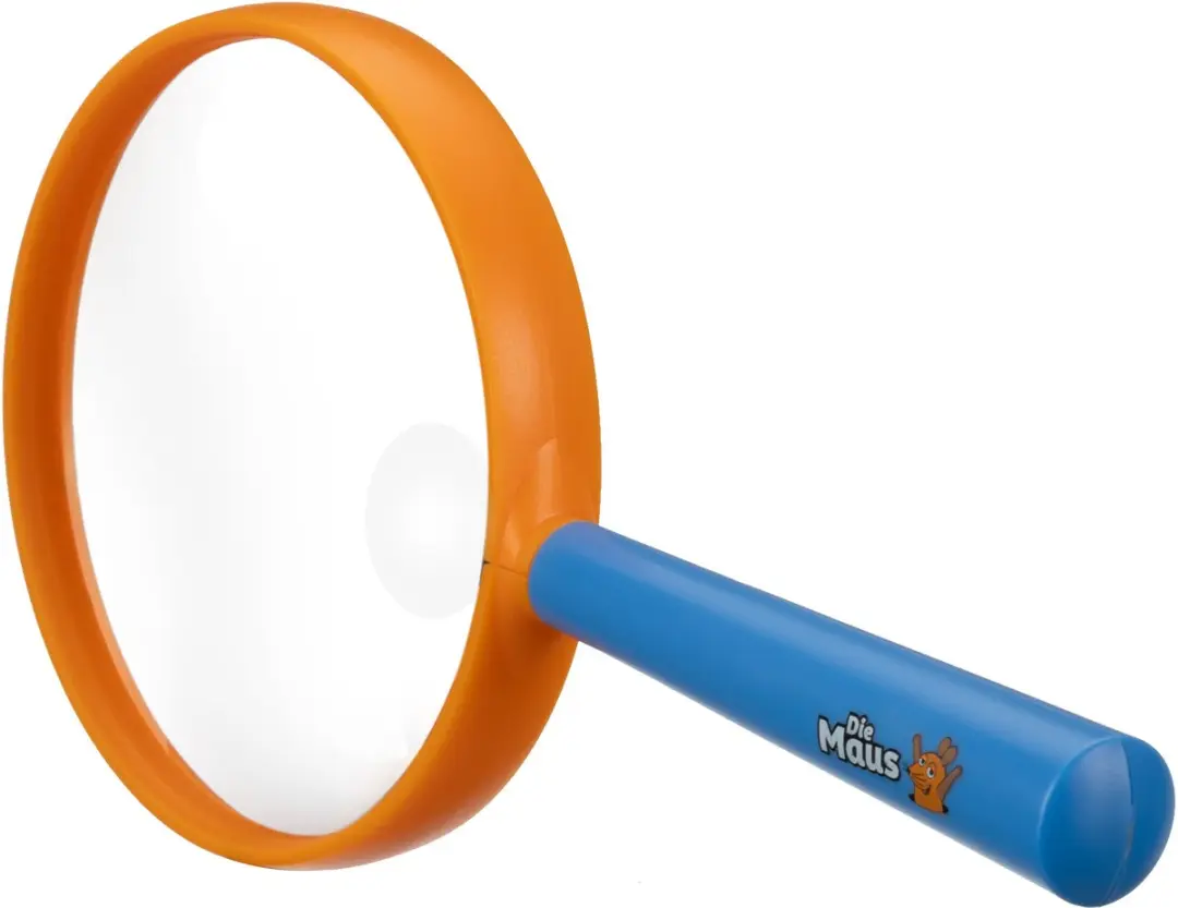 Bresser DieMaus Vergrootglas 2.5x/4x - Oranje/Blauw - afbeelding 5 van 6