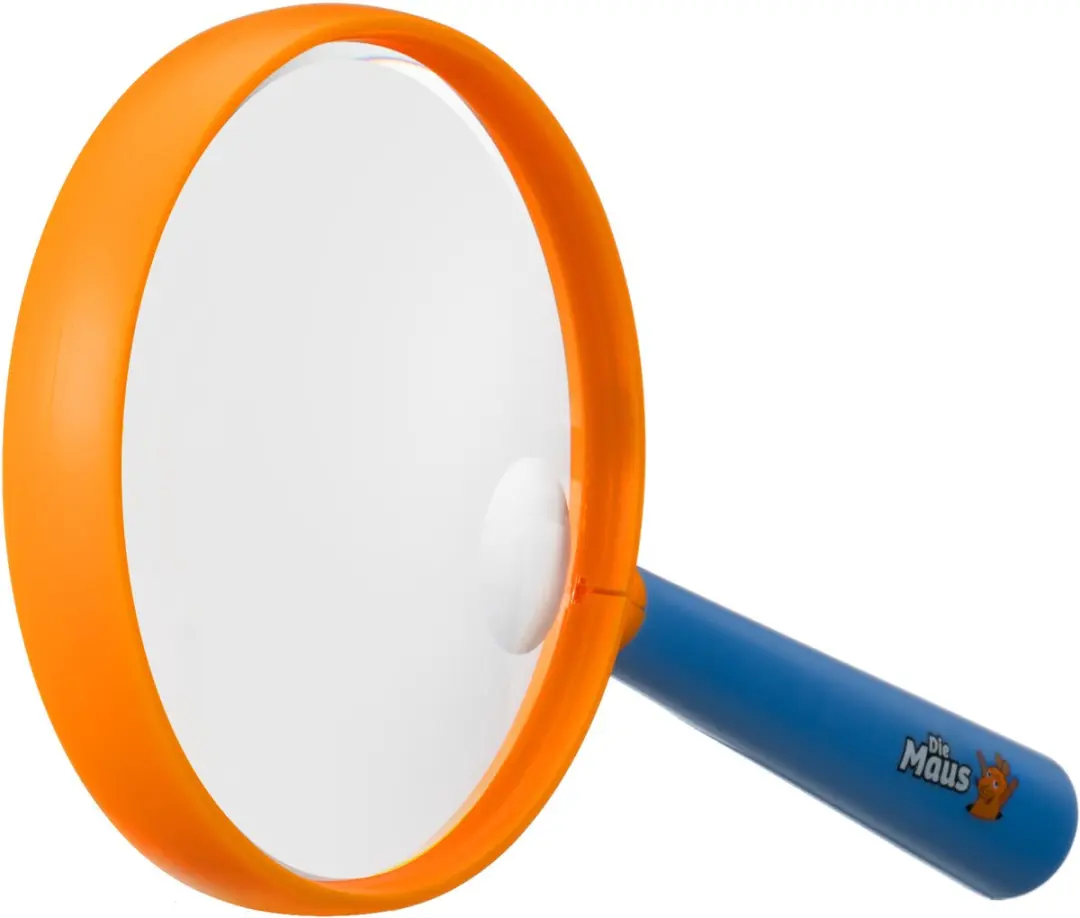 Bresser DieMaus Vergrootglas 2.5x/4x - Oranje/Blauw - afbeelding 6 van 6