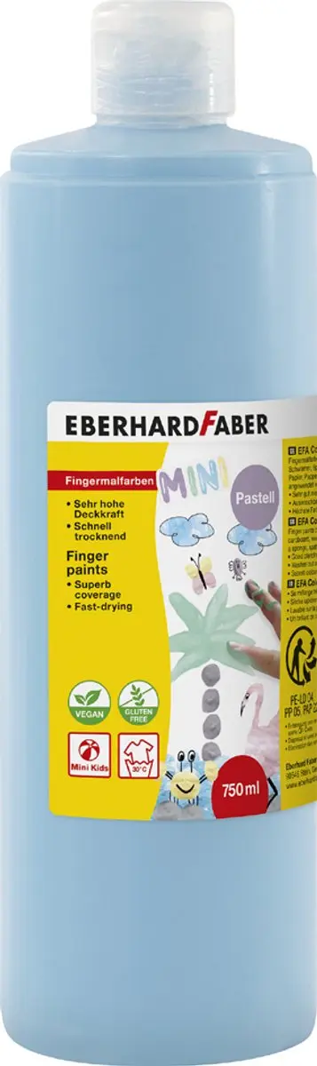 Eberhard Faber Vingerverf Hemelsblauw 750ml
