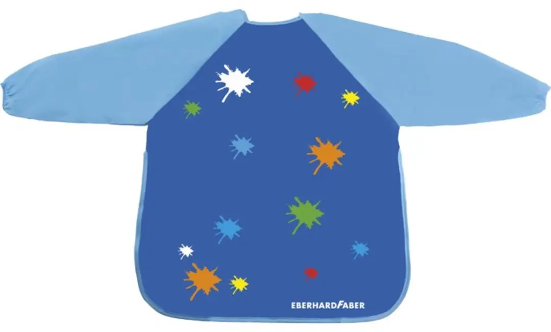 EBERHARD FABER verfschort EFA Color, blauw, 4-9 jaar, lange mouwen