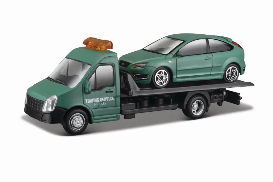 Bburago Autotransporter Ford Focus 1:43