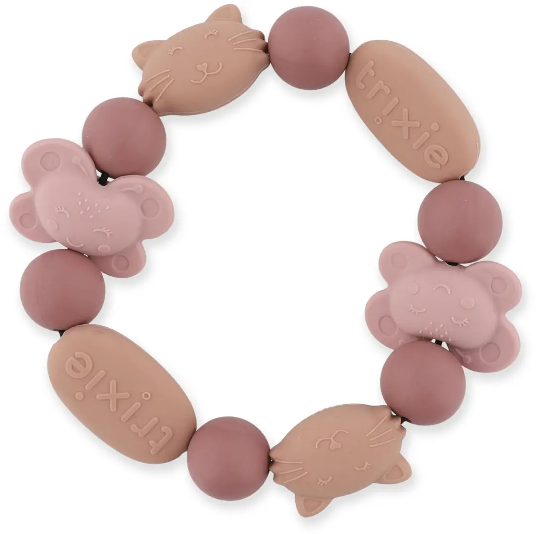 Trixie Siliconen Bijtring Armband Mrs. Cat & Mrs. Butterfly